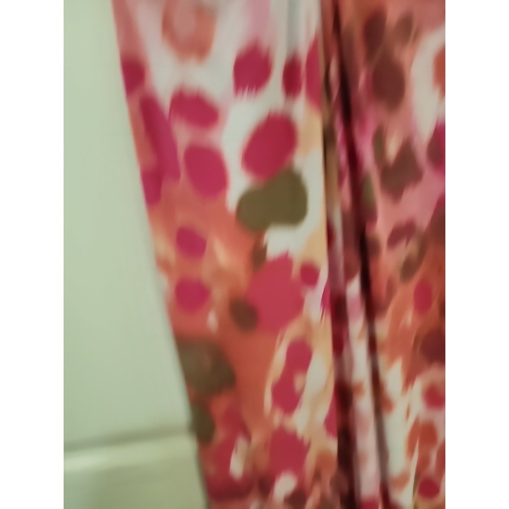 Tommy Bahama Pink Watercolor Leopard Beaded Halter Maxi Dress XL Sleeveless - Picture 3 of 14